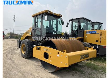 XCMG XS143J 14 Tons Single Drum Road Roller For Venezuela