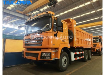 10 Wheels SHACMAN F3000 380HP Tipper Truck For Guinea