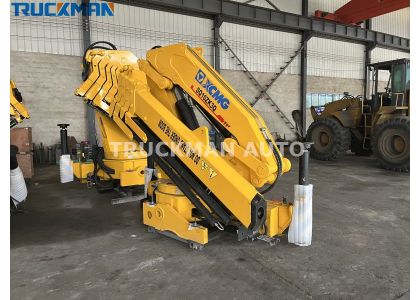 XCMG SQ10ZK3Q 10 Ton Hydraulic Folding Knuckle Boom Crane Go To Guinea