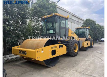 XCMG XS103H 10 Tons Single Drum Road Roller To Zambia