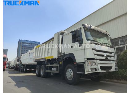6x4 SINOTRUK HOWO 380HP 30 Tons Dump Truck For Guinea
