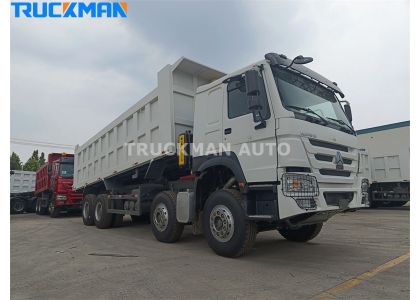 8x4 SINOTRUK HOWO 400HP Tipping Truck For Burundi