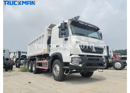 6X4 480HP SINOTRUK HOWO T7H Dump Truck To Peru