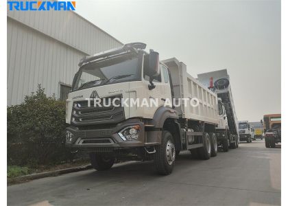 10 Wheels SINOTRUK NX 380HP Dumper Truck To Zambia