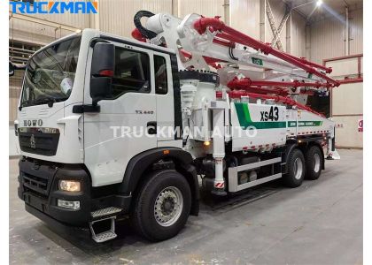 XCMG XS43 43m Concrete Pump Truck To Nigeria