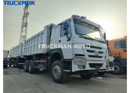 10 Tires 6x4 SINOTRUK HOWO 371HP 30 Tons Tipper Truck To Nigeria