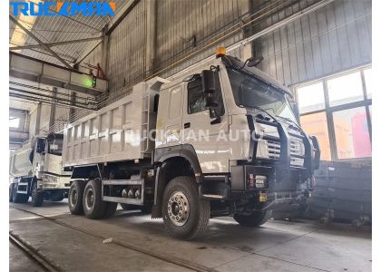 SINOTRUK HOWO 6x4 10 Wheels 400HP Dumper Truck With Bumper For DRC