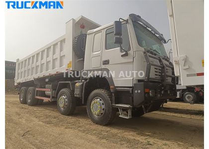 SINOTRUK HOWO 12 Wheels 371HP Dumper Truck With Cab Protection To DRC