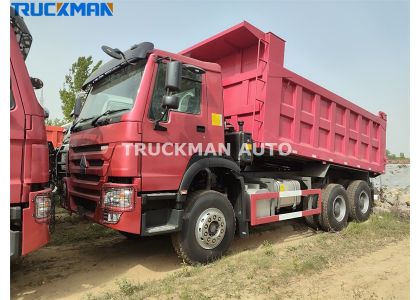 25 Tons SINO TRUCK HOWO 340HP 6x4 Tipper Truck To Zambia
