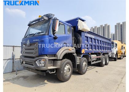 SINOTRUK HOWO NX 380HP 12 Wheels 50 Tons Dumper Truck For Guyana