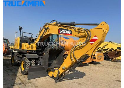 Brand New XCMG XE155WGA Wheel Excavator For Digging Work To Ethiopia
