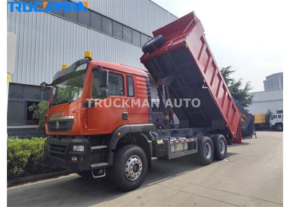 SINOTRUK HOWO TX 400HP 10 Wheels 6x4 30 Tons Dump Truck To Côte d'Ivoire