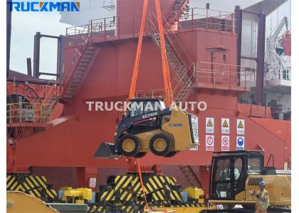 XCMG XC740K Skid Steer Loader Arrives At Chinese Port