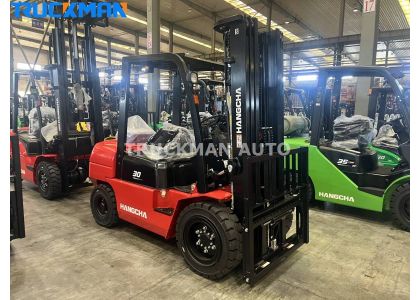 High Quality HANGCHA 3 Tons All Wheel Drive Hydraulic Diesel Forklift To Guyana