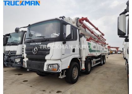 XCMG XS58 58 Meters Concrete Pump Truck With SHACMAN X3000 Chassis To Nicaragua