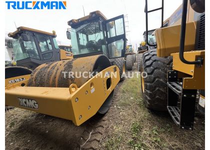 12 Tons Xuzhou XS123 Single Drum Road Roller For Ghana
