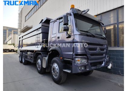 SINOTRUK HOWO 8x4 12 Wheels 400HP 50 Tons Dump Truck For Ghana