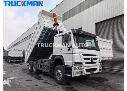 SINOTRUK HOWO 6X4 371HP 10 Wheels Diesel Engine Tipper Truck To Libya