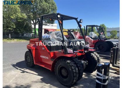 HANGCHA 4X2 5 Tons Diesel Forklift Truck For Uruguay
