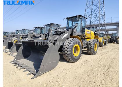 XCMG ZL50GN Wheel Loader With Rock Bucket For Zambia
