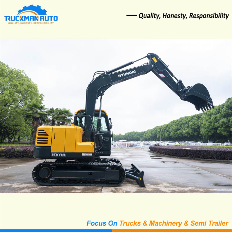Mini HYUNDAI HX80 7 Tons Crawler Excavator 
