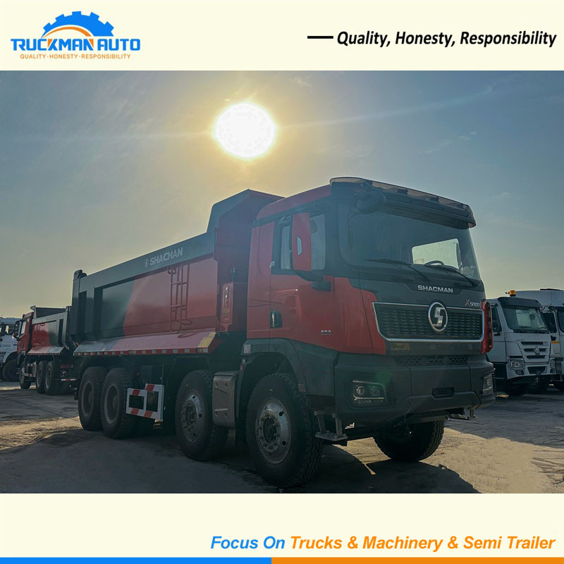 High End SHACMAN X5000 8X4 520HP Dump Truck For Peru