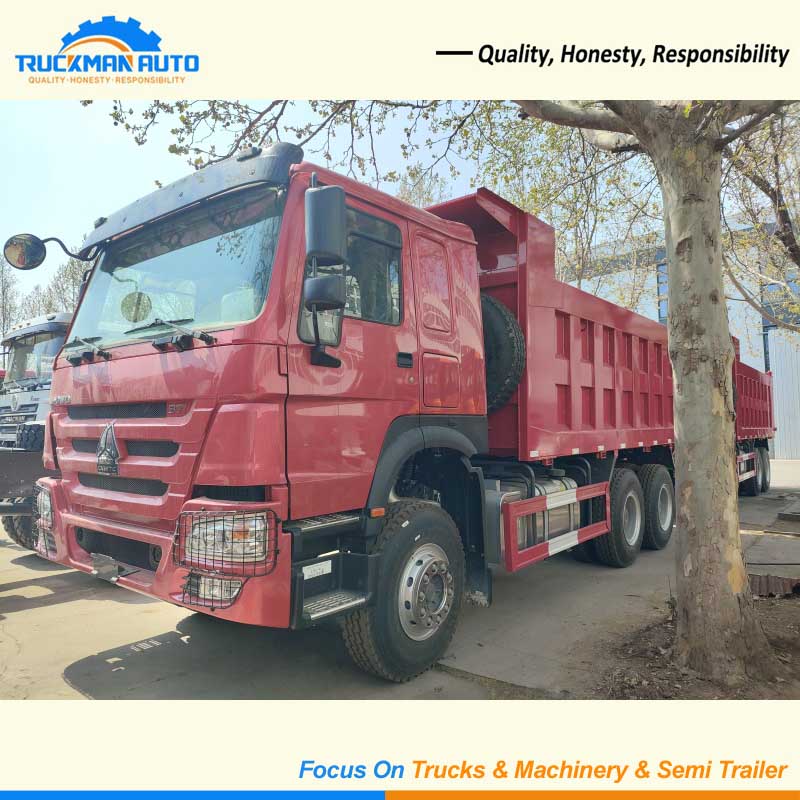 25 Tons SINOTRUK HOWO 371HP 6X4 Dumper Truck To Liberia