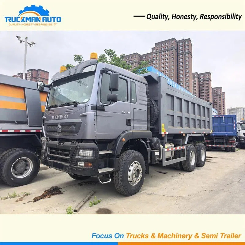 HOWO TX 6X4 371HP Dumper Truck To D.R. Congo