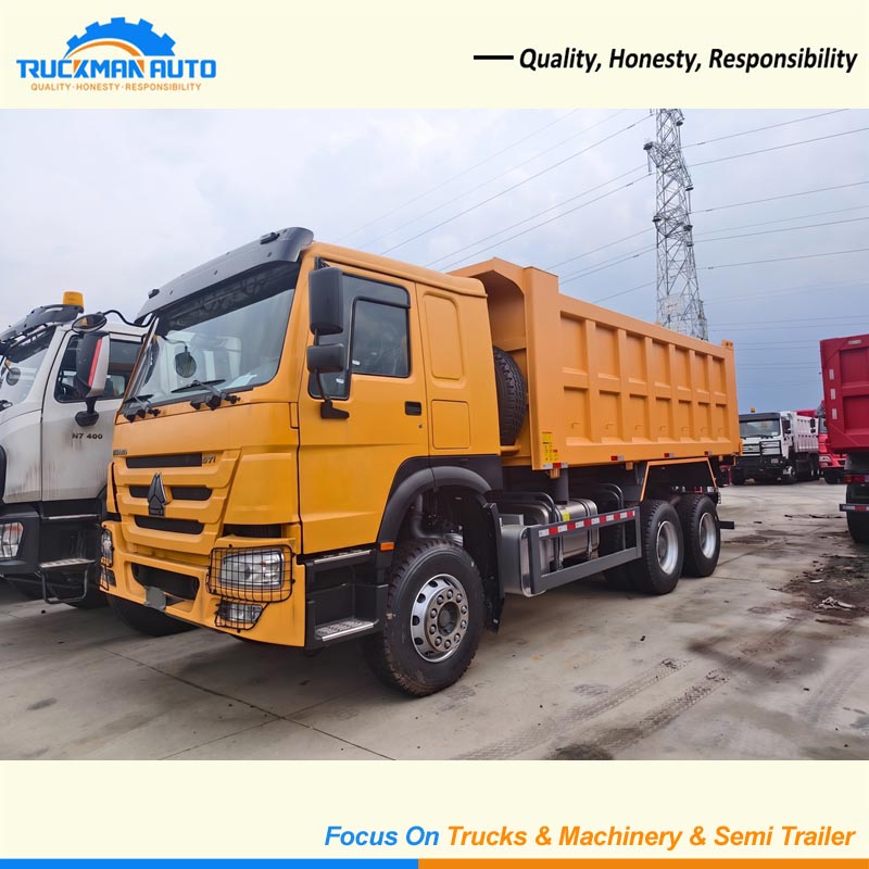 Practical SINOTRUK HOWO 6X4 371HP Dump Truck For Burkina Faso