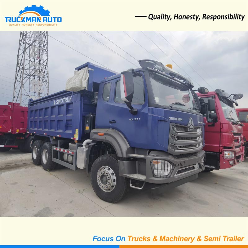 SINOTRUK HOWO NX 371HP Dumper Truck With Electric Tarpaulin For Guyana